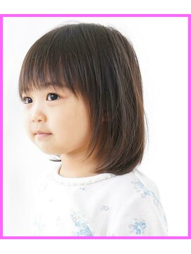女の子 前下がり キッズカット 子供カット ショートカット L ヘアー リラックス 風香 Hair Relax のヘアカタログ ホットペッパービューティー