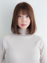 ニーフ 恵比寿(neaf)&nbsp;イメチェン　ホワイトブロンド　外ハネボブ 美髪　ワイドバング