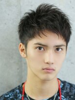 ザ サードヘアー 津田沼(THE 3rd HAIR) 短髪アップバングサイドパートショート