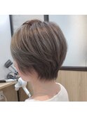 #ショート#ミルキーグレージュ#髪質改善#長浜#ブリーチ