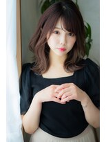 ロンド ラマ 岐阜(Lond bla-ma)&nbsp;【Lond bla-ma】大竹佑紀 抜け感のあるひし形くびれミディアム