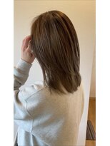 トムヘアー(TOM HAIR)&nbsp;ミディアム×ブリーチ