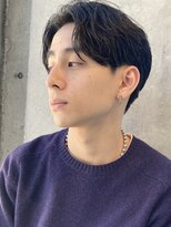 フィフス 天神大名(fifth) センターパートニュアンスパーマスパイラルパーマメンズパーマ