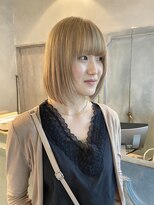 ロジェ(loje)&nbsp;[loje]ブロンドカラー×ボブ