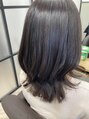 オーブ 甲賀(AUBE) 艶感の欲しい表面は毛先のみすいてご再現しやすいスタイルを。。