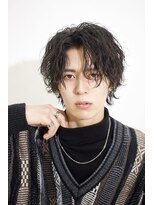 アレス バイ シカ 神戸三宮元町店(ALLES by Cica)&nbsp;センターパート波巻きスタイル