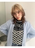 ホワイトベージュ×ピンクブラウン