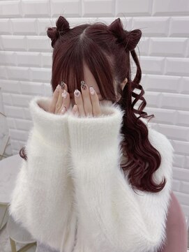 リルミー(Lilme) 今話題の立体リボンハーフツイン＊まゆ