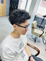 フォンド 津田沼(fond.)&nbsp;カルマパーマ/ベリーショート/ダークアッシュ/ニュアンスパーマ