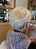 オジギヘアー(ojigi hair)&nbsp;グレーヘアショートスタイル