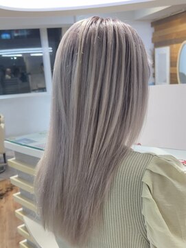 サロンドジョー(salon de joe) ケアブリーチダブルカラーインナーカラーハイトーン髪質改善