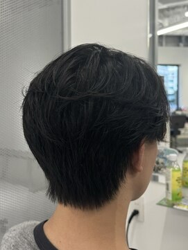 バース 梅田中崎町店(BIRTH) ニュアンスパーマセンターパートフェザーパーマ韓国メンズパーマ