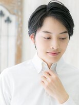 モッズヘアー メン 戸田公園店(mod's hair men)&nbsp;立ち上げ七三分けダークアッシュ韓国ヘアf戸田公園