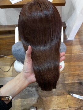 アノ 駒沢(ano) 極艶美髪レッドブラウン