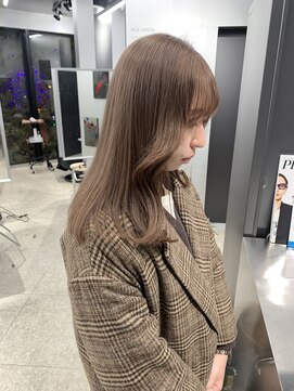 ペレ 梅田(PELE) 黒髪/ボブルフ/ネビージュ/小顔/ワンレン/梅田/髪質改善/前髪