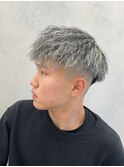 パイルツイスト×ホワイトハイライト