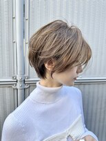 ロンドエニカ 大宮(Lond enika)&nbsp;イメチェン外ハネボブ美髪ワイドバングレイヤーショート/大宮