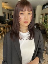 トリッカ 銀座(tricca) レイヤー/顔周りレイヤー/簡単スタイリング/似合わせカット