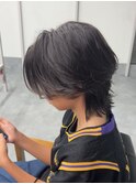 【NOWAY】センターパートウルフ