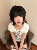【yuuna】黒髪でも個性出せますウルフ