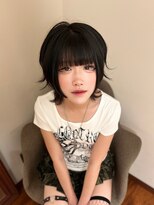 ビーハイブアヴェダ PARCO2店(BEHIVE AVEDA)&nbsp;黒髪でも個性出せますウルフ【三橋由奈】