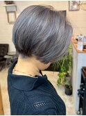 【29.ショートカット・ボブ】50代・白髪染め・メンズカットも◎