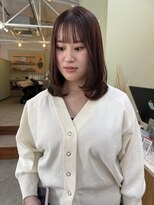 キュオンシア(CUEON. ciea)&nbsp;ミディアムレイヤー×ピンクラベンダー