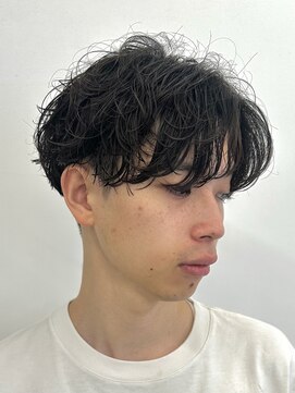 ウィル バイ ブラウン(Vir by Brown) シャドウパーマ/センターパート/ハンサムショート