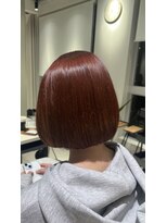 ヨキ(yoki.) レッドブラウン×ボブ【髪質改善】