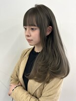 リノ(RLINO)&nbsp;レイヤーカット/オリーブベージュ