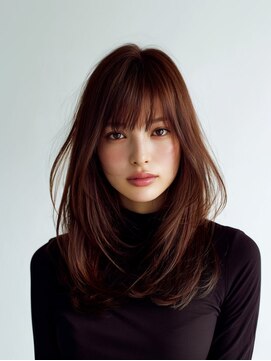 ルシードスタイル グローバルディー 稲毛店(LUCIDO STYLE GLOBAL.D) レイヤースタイル20代30代40代レイヤーカット韓国ボブ顔周り稲毛
