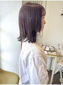 ピンクブラウンカラー