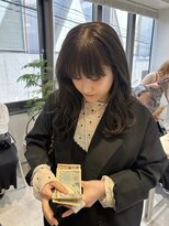 ローレンジウ(LOREN JU) 着物ヘア/ダークアッシュ/ミディアムレイヤーカット/名古屋名駅