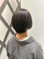 エシェル 平塚店(echelle) ショートボブ × オリーブカラー