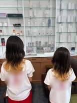 アントワープヘアー 知多半田駅前店(Antwerp hair)&nbsp;裾カラー姉妹