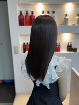 セタ 新宿(seta)&nbsp;髪質改善ストレート/セミロングストレート/暗髪カラー/ツヤ髪
