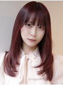 2026秋カラー【ピンクローズ】10代20代馴染みのいい赤系カラー★