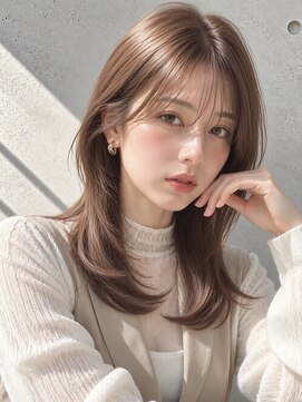ノア 三宮店(NOA) 【NOA】髪質改善カラー韓国風ミディアムレイヤー艶髪くびれヘア