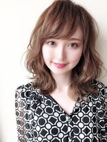 アグ ヘアー ティサーク 調布店(Agu hair ttysark) 大人かわいいひし形ミディアム ゆるふわ