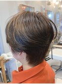 耳かけショートボブ★イメチェンフォギーベージュ★センター北