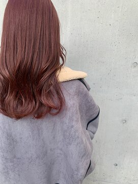 ノラ シブヤ(NORA) ブリーチなしピンクブラウン【木原】