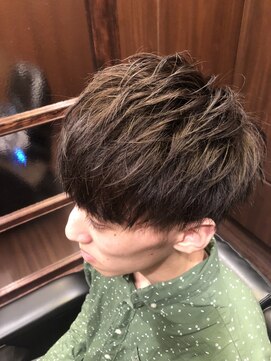 ヒロギンザ 青山店(HIRO GINZA) ツーブロック前下ろしスタイル