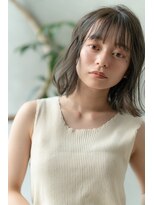 オースティン 流山おおたかの森(AUSTIN)&nbsp;大人かわいい前髪セシルカットココアブラウンフリンジウェーブ