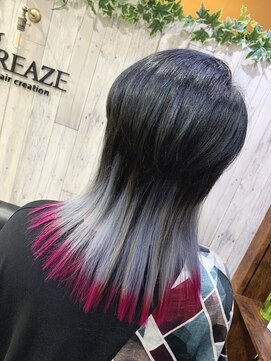 ブリーズ(BREAZE) メンズカラー×ブルーブラック×ブルーシルバー×ローズピンク