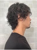 メンズスパイラルパーマ