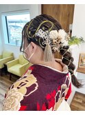 卒園式袴ヘアアレンジ