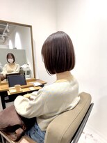 キュエム(Cuem)&nbsp;【Cuem 菅原】タイトボブ大人ヘア平行ココアブラウン