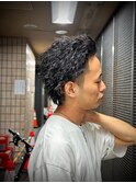 理容師　理容室　五反田　メンズ　ツイスパ　波巻き