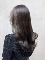 アイティーバイアルバム 八王子店(IT by ALBUM)&nbsp;くびレイヤー美髪レイヤーロングアッシュブラック_ba493461