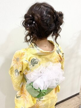 アップスニニー(up's niny) ツインテで可愛く仕上げ♪『浴衣着付け＋ヘアセット』♪
